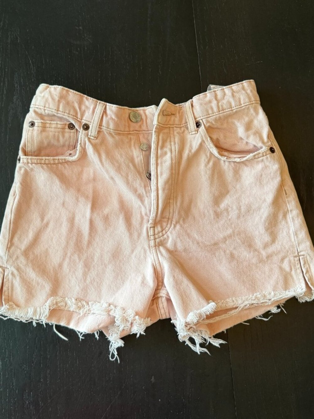 Zara Light Pink Denim Shorts - Size 6